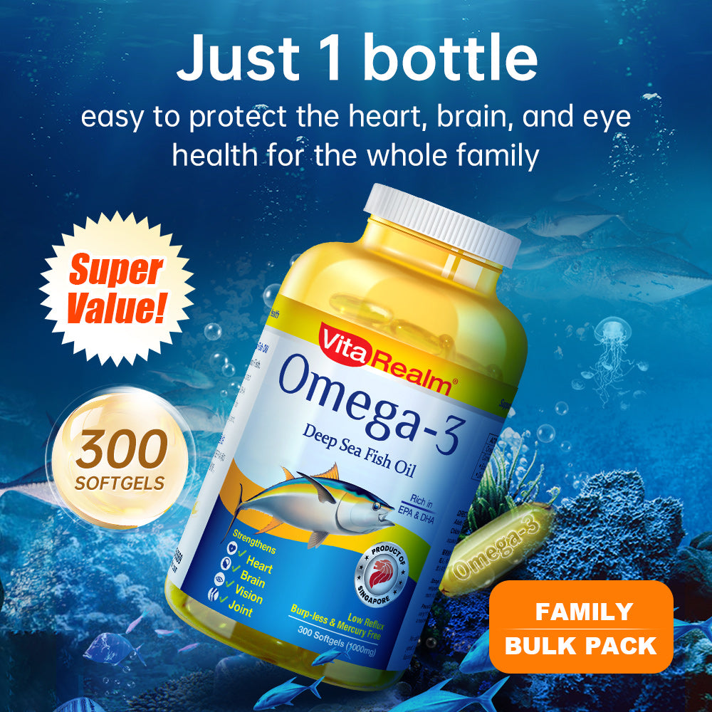 VITAREALM® OMEGA-3 DEEP SEA FISH OIL