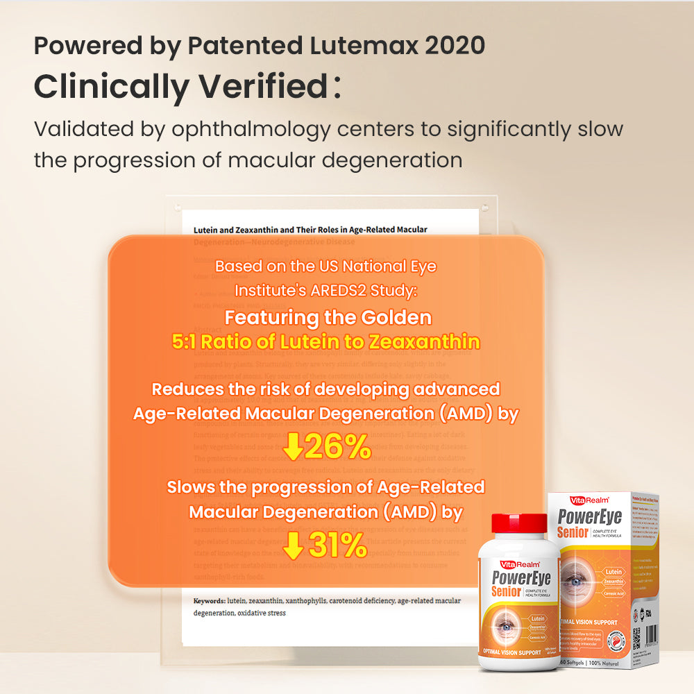 VITAREALM® POWEREYE SENIOR | Prevent cataract and glaucoma