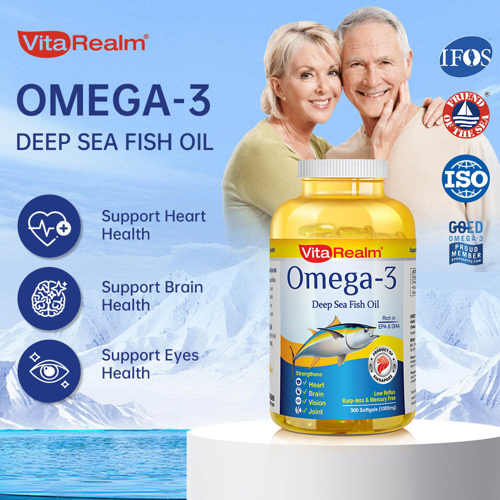 VITAREALM® OMEGA-3 DEEP SEA FISH OIL