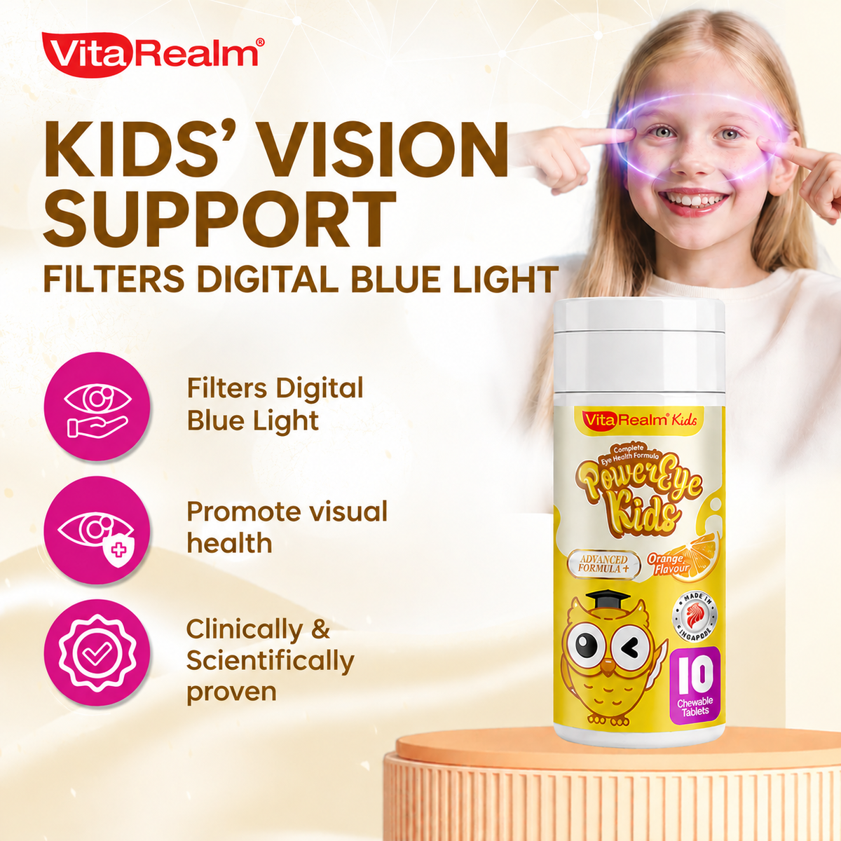 Kids Lutein Eye Supplement | Eye Health Supplement |  Vision | Blue Light