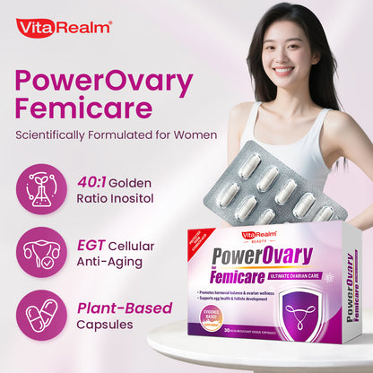 VitaRealm PowerOvary Femicare |  Myo-Inositol D-Chiro-Inositol 40:1