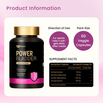 VitaRealm Urinary Tract Health | Reduces Frequent Urination at Night