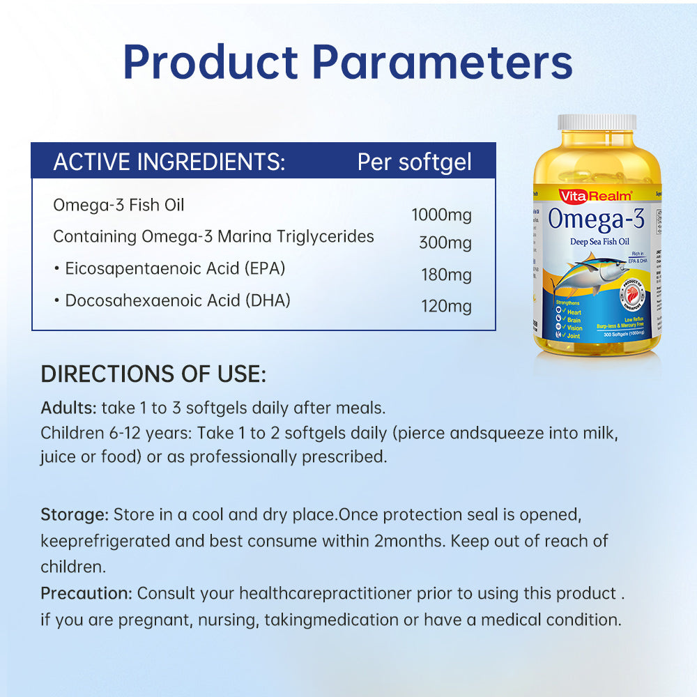 VITAREALM® 深海鱼油欧米茄-3
