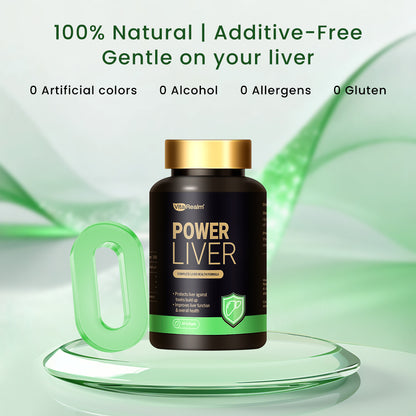 VITAREALM POWERLIVER GOLD  |  Liver Cleanse Fatty Liver Support Antioxidant
