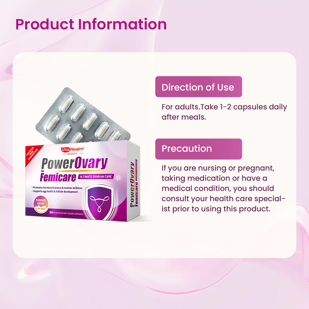 VitaRealm PowerOvary Femicare |  Myo-Inositol D-Chiro-Inositol 40:1