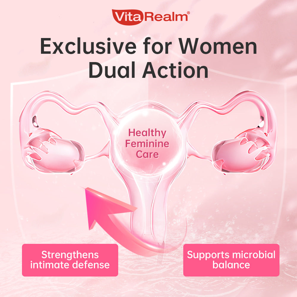 VitaRealm Probiotics for Women |1 Capsule with 28 Billion CFU | Balances pH | Supports Flora Balance | Controls Odor | Promotes Gut and Urinary Health | Feminine Flora Balance