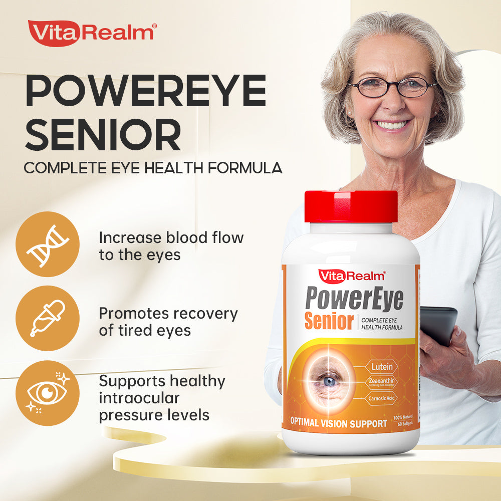 VITAREALM® POWEREYE SENIOR | 预防白内障和青光眼