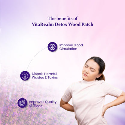 VitaRealm Detox Patch Foot Patch |Removes Toxin Blood Circulation