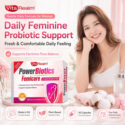VitaRealm Women’s Probiotic | 28 Billion CFU | Feminine Flora Balance | PH Balance Support