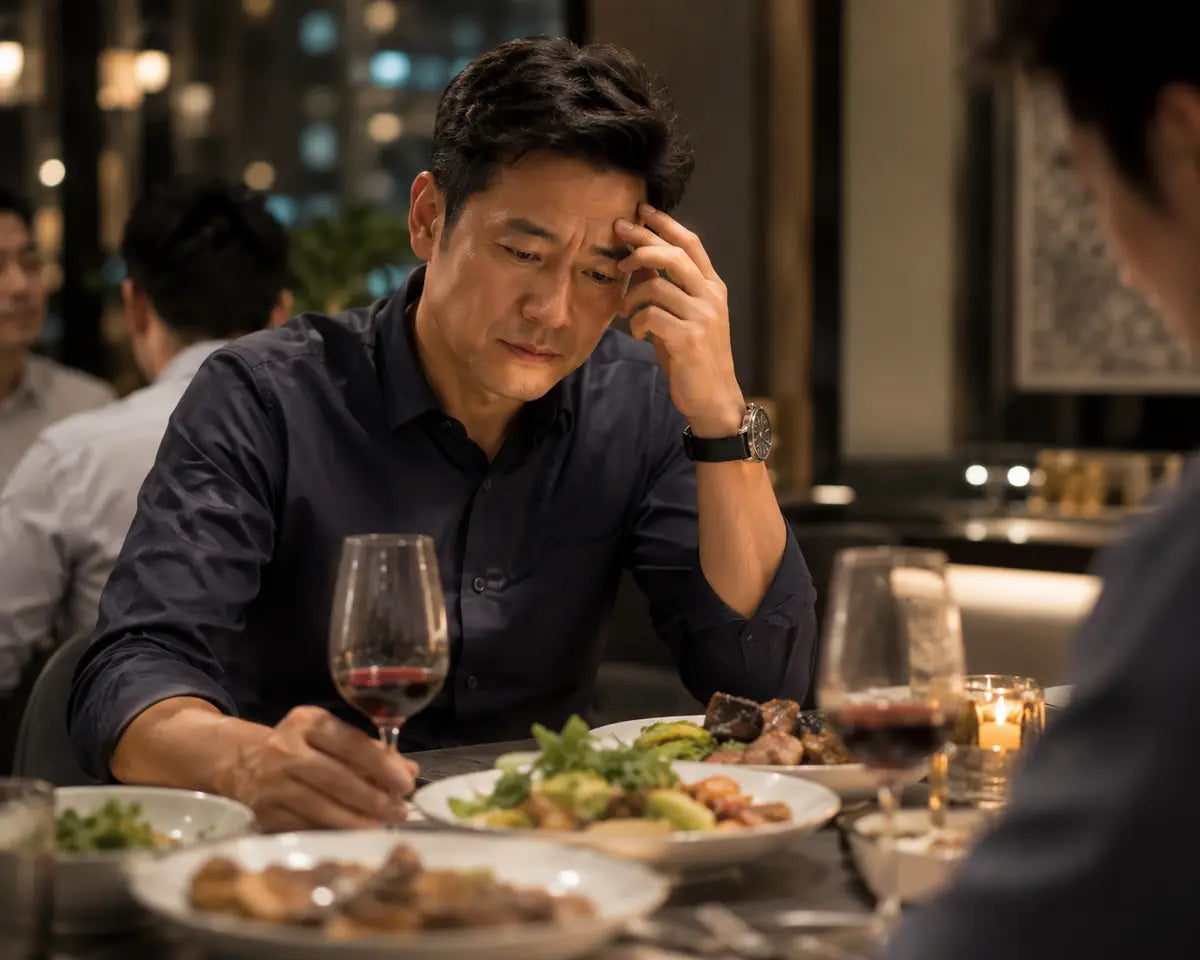 Singapore Chinese man concerned after social drinking and dinner