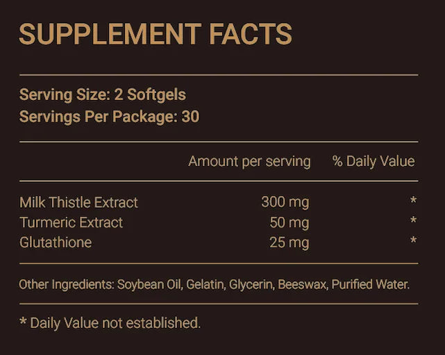 PowerLiver supplement facts