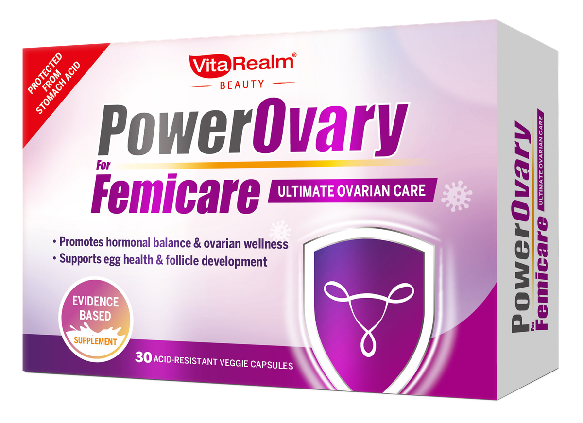 VitaRealm PowerOvary Femicare product box