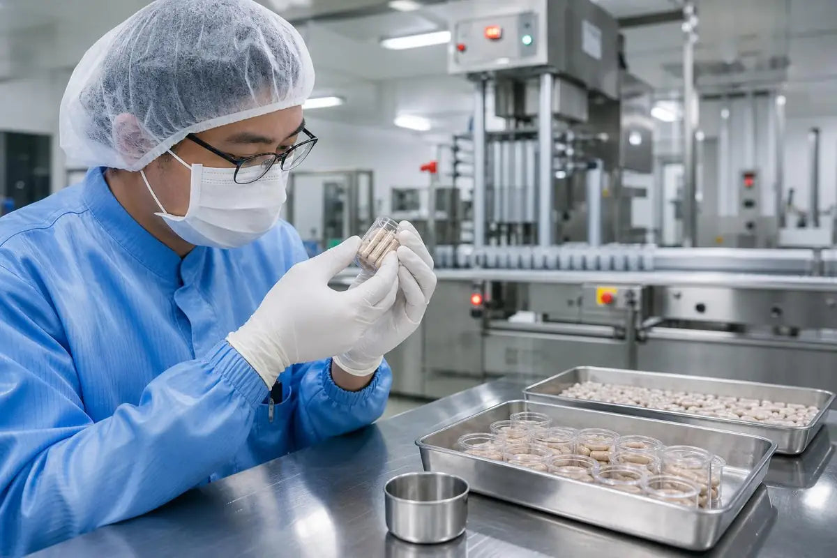 Supplement quality control process